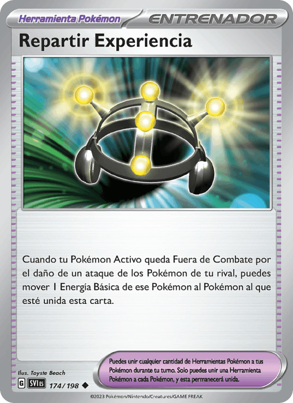 Repartir Experiencia, carta 174 de Escarlata y Púrpura