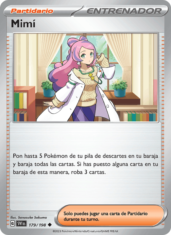 Mimí, carta 179 de Escarlata y Púrpura