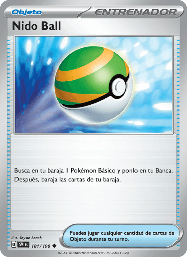 Nido Ball, carta 181 di Escarlata y Púrpura