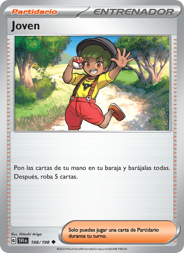 Joven, carta 198 de Escarlata y Púrpura