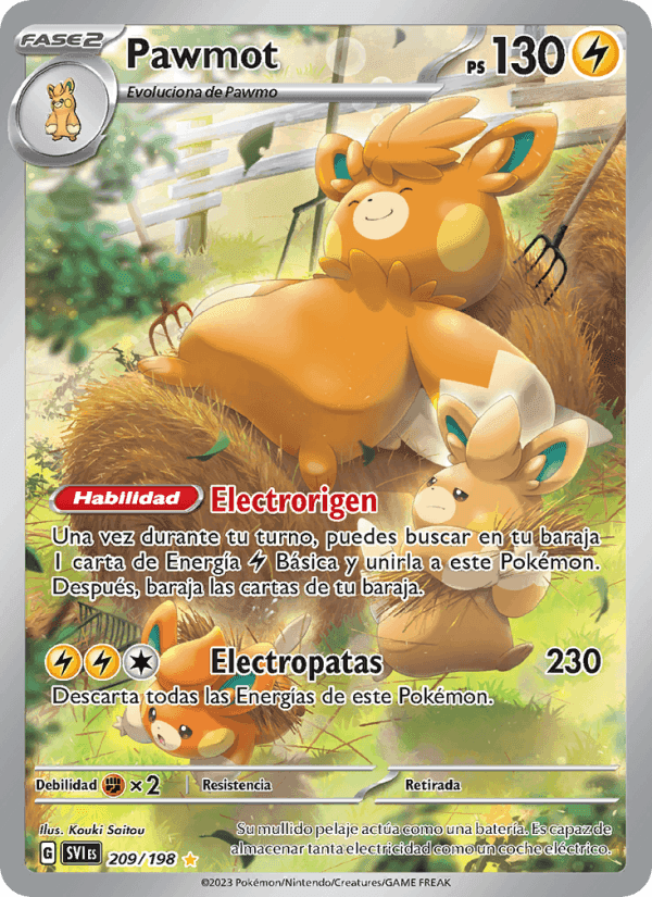 Pawmot, carta 209 de Escarlata y Púrpura