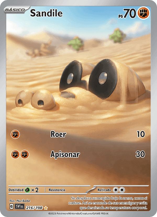 Sandile, carte 216 de Escarlata y Púrpura