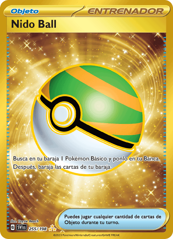 Nido Ball, carta 255 de Escarlata y Púrpura