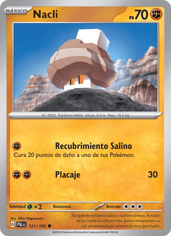 Nacli, carta 121 di Evoluciones en Paldea