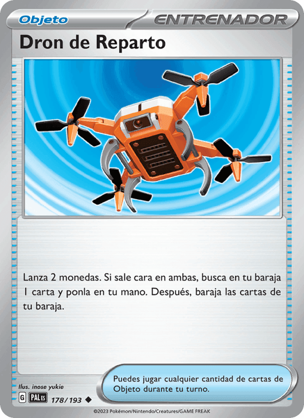 Dron de Reparto, carta 178 de Evoluciones en Paldea