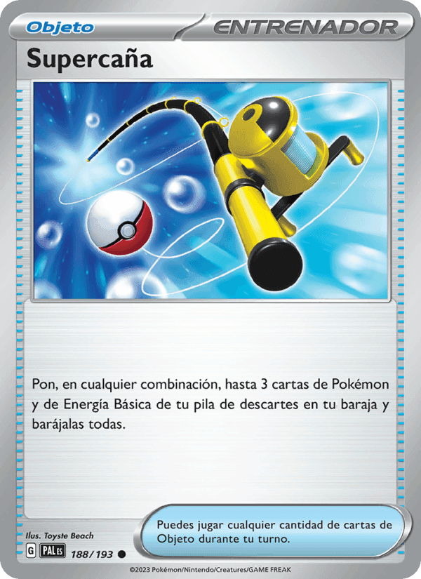 Supercaña, card 188 from Evoluciones en Paldea