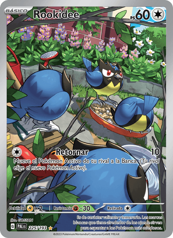 Rookidee, carta 225 de Evoluciones en Paldea