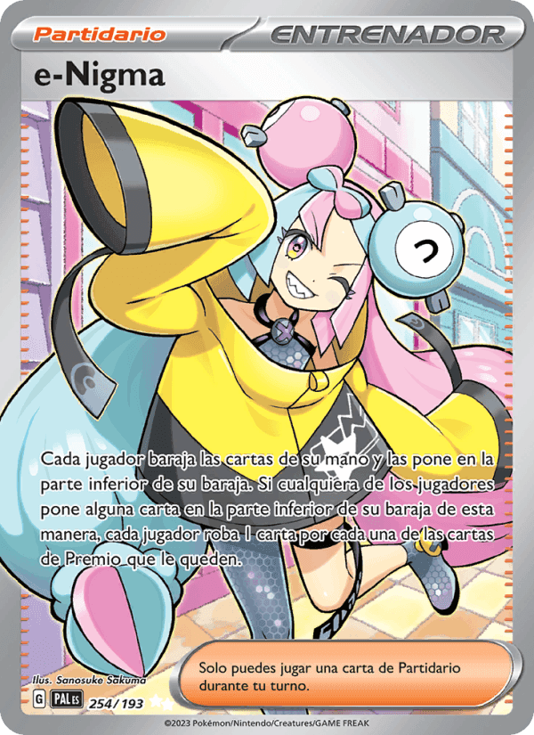 e-Nigma, card 254 from Evoluciones en Paldea