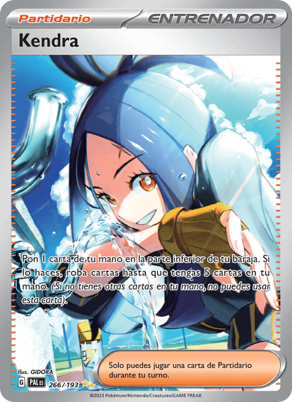 Kendra, carte 266 de Evoluciones en Paldea