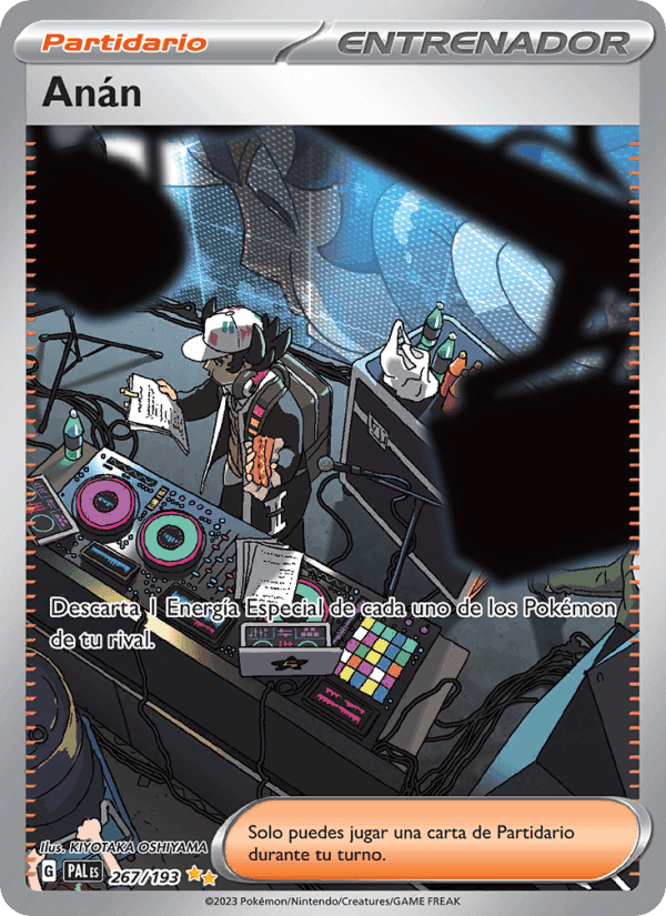 Anán, card 267 from Evoluciones en Paldea