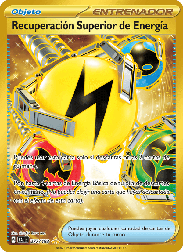 Recuperación Superior de Energía, card 277 from Evoluciones en Paldea