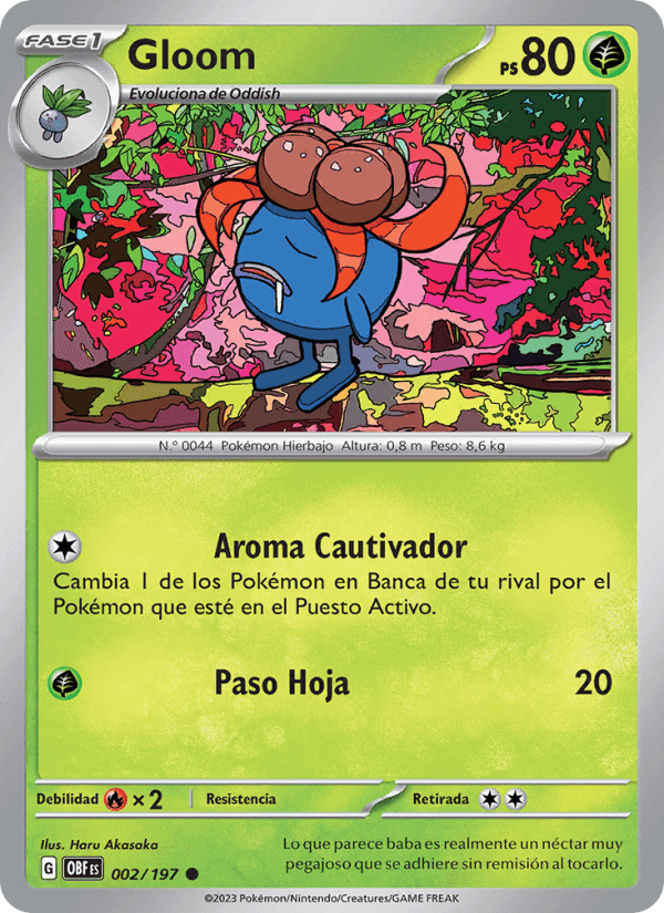 Gloom, carta 002 de Llamas Obsidianas