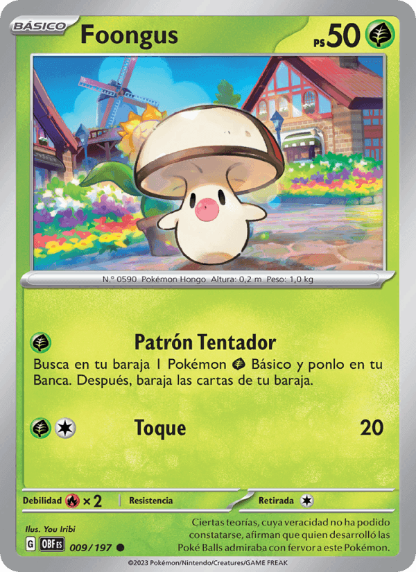 Foongus, carta 009 di Llamas Obsidianas
