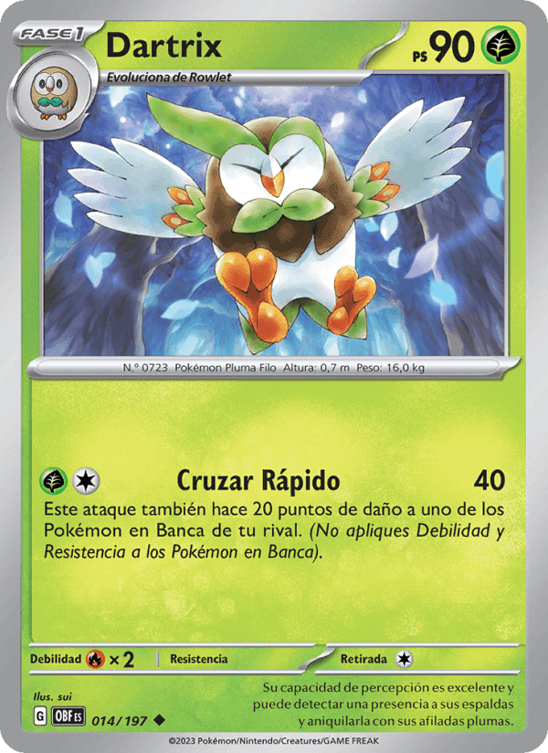 Dartrix, carta 014 de Llamas Obsidianas