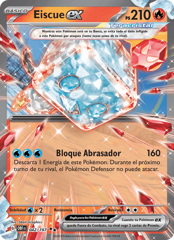Eiscue ex, carta 042 de Llamas Obsidianas