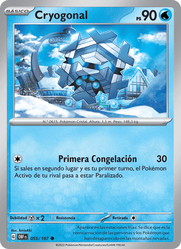 Llamas Obsidianas の 055 番、Cryogonal