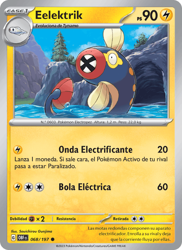 Eelektrik, carta 068 de Llamas Obsidianas