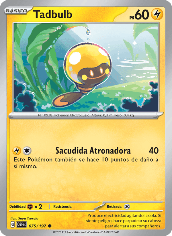 Tadbulb, carta 075 di Llamas Obsidianas