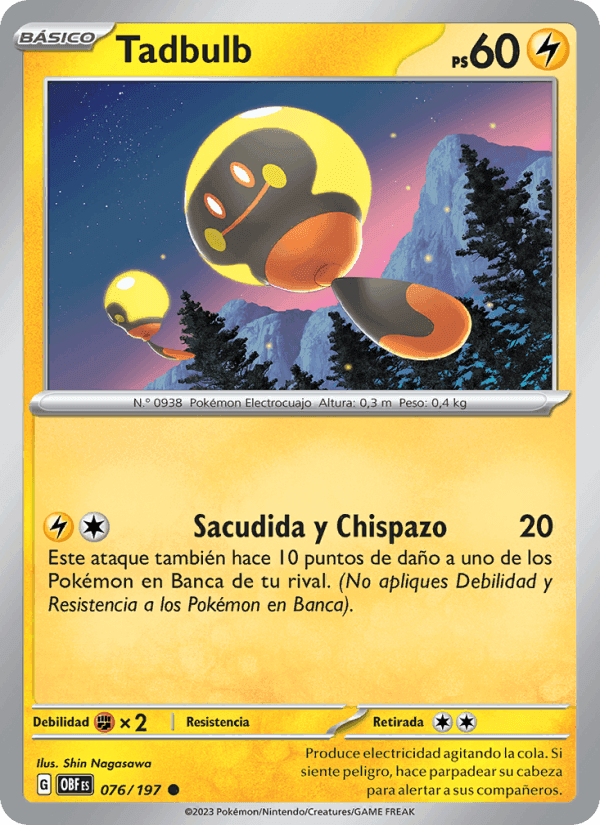 Tadbulb, carta 076 de Llamas Obsidianas