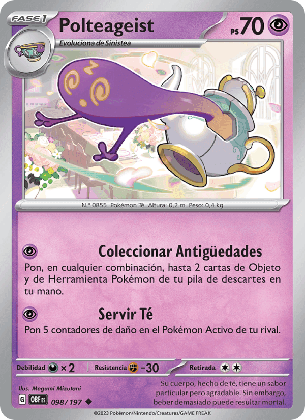 Polteageist, carta 098 de Llamas Obsidianas