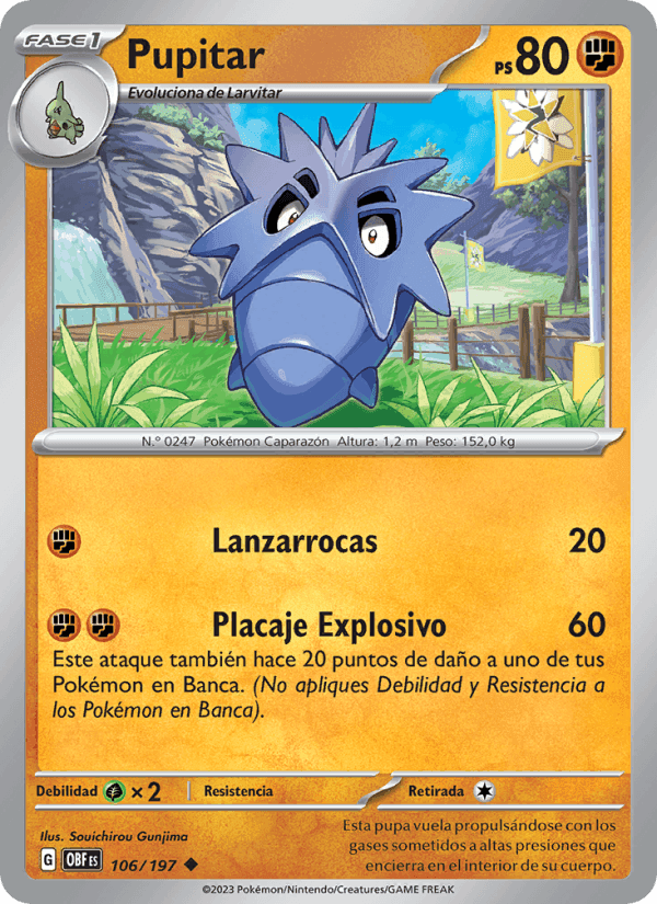 Pupitar, card 106 from Llamas Obsidianas