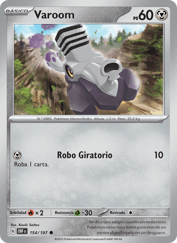 Varoom, carta 154 de Llamas Obsidianas