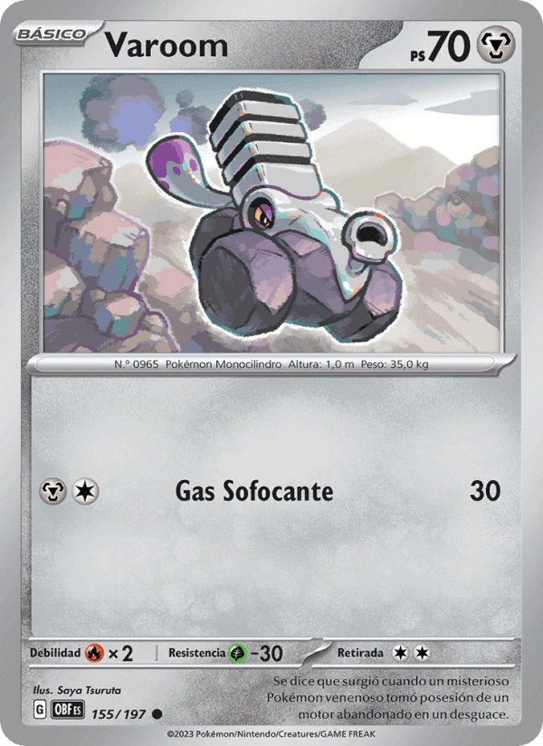 Varoom, carta 155 de Llamas Obsidianas
