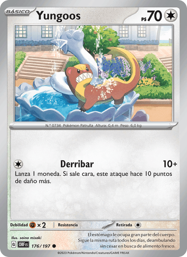 Yungoos, carta 176 de Llamas Obsidianas