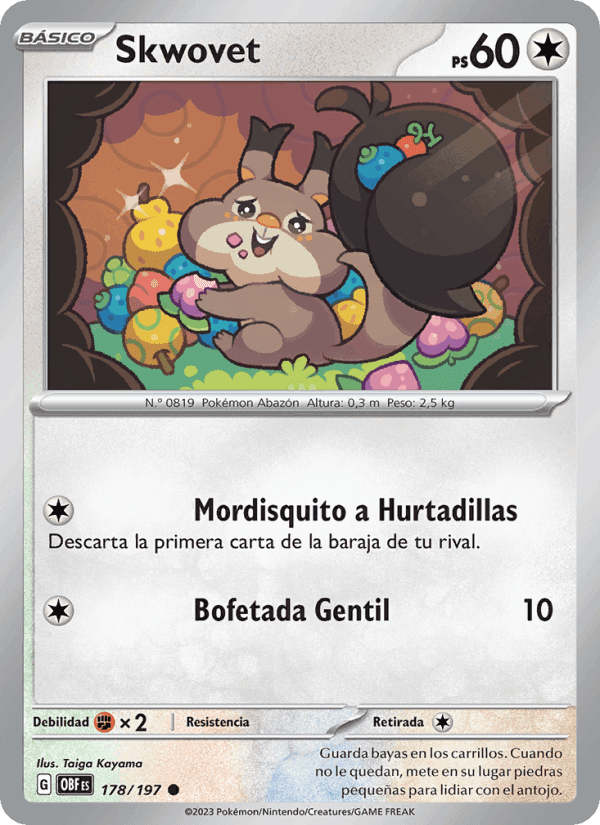 Skwovet, carte 178 de Llamas Obsidianas