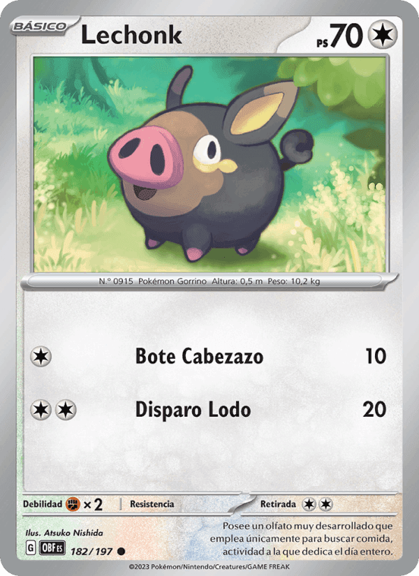 Llamas Obsidianas の 182 番、Lechonk