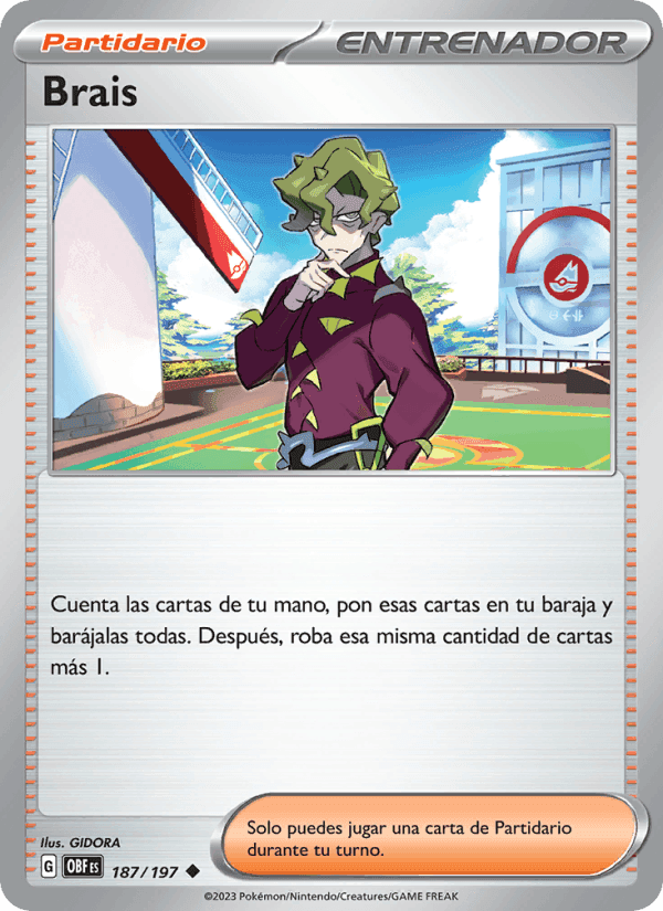 Brais, carta 187 de Llamas Obsidianas