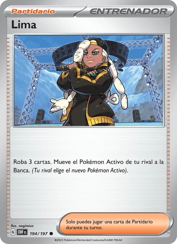Lima, carta 194 de Llamas Obsidianas