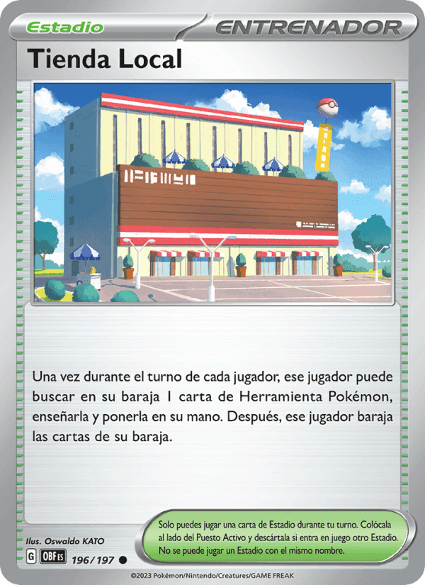 Tienda Local, carte 196 de Llamas Obsidianas