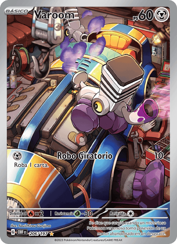 Varoom, carta 206 di Llamas Obsidianas