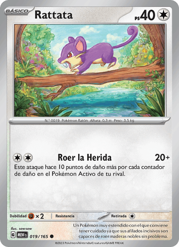 151 の 019 番、Rattata