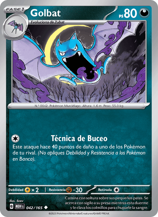 Golbat, carta 042 de 151