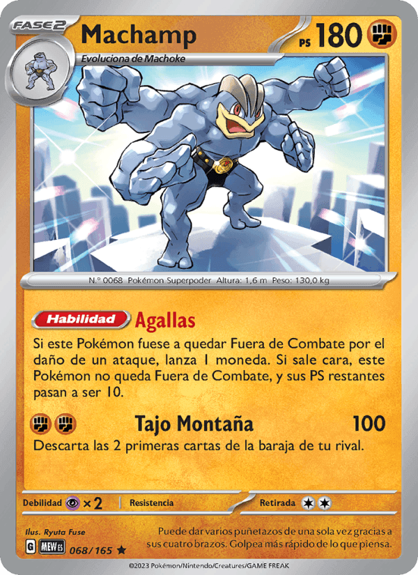 Machamp, card 068 from 151