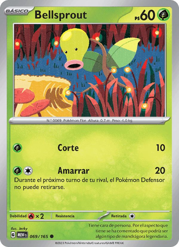 Bellsprout, carta 069 de 151