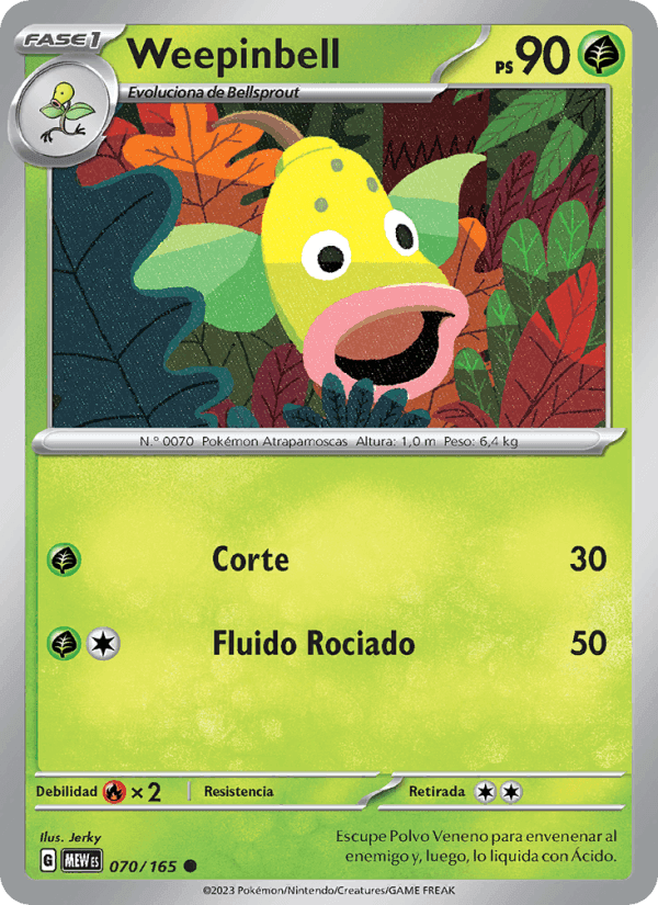 Weepinbell, carta 070 de 151