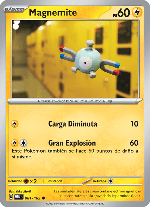Magnemite, card 081 from 151