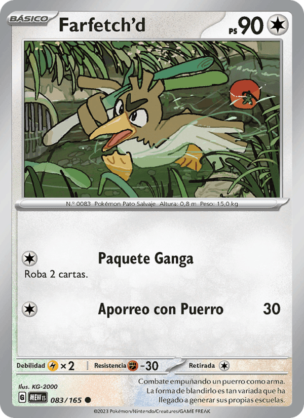 Farfetch'd, carta 083 de 151