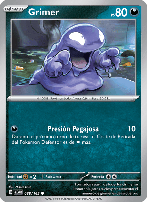 Grimer, card 088 from 151