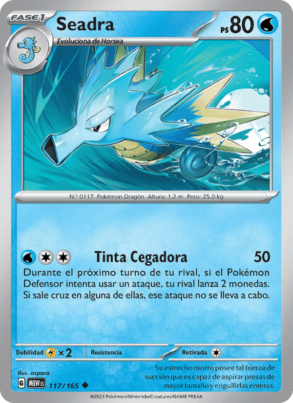 Seadra, carta 117 de 151