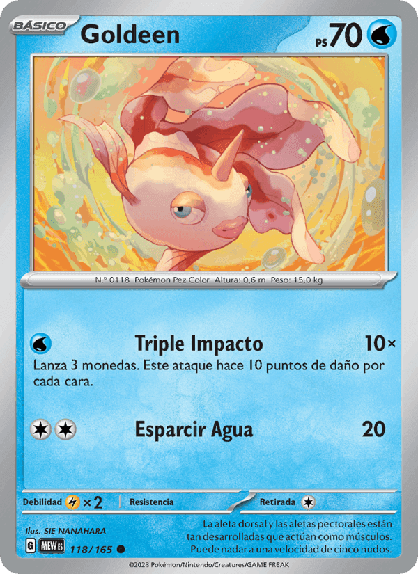 Goldeen, carta 118 de 151