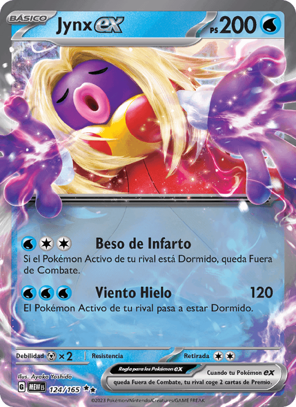 Jynx ex, card 124 from 151