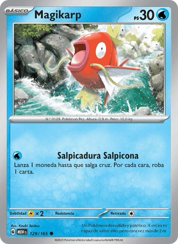 Magikarp, card 129 from 151