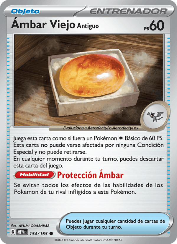 Ámbar Viejo Antiguo, carta 154 de 151