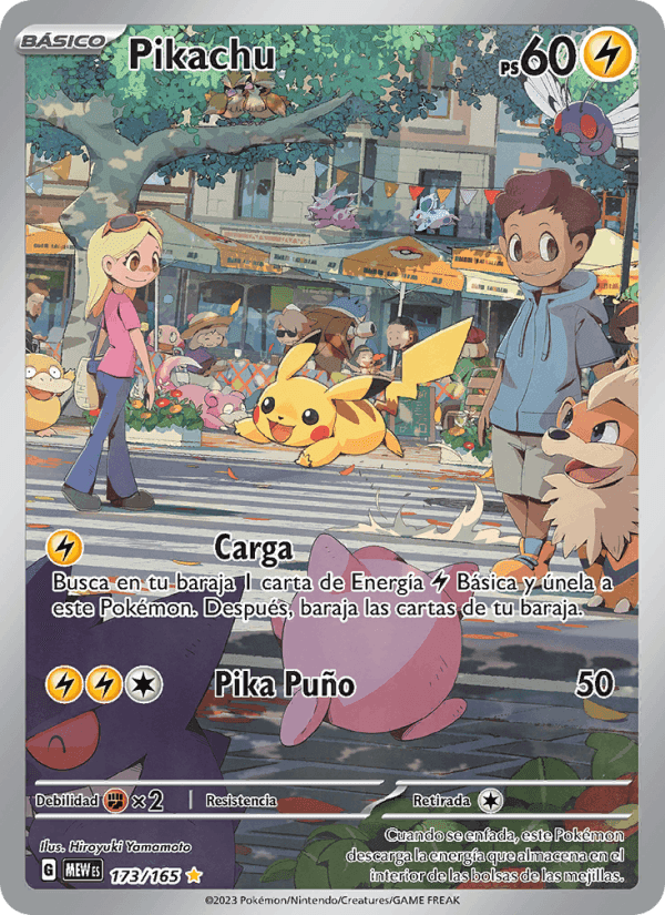 Pikachu, carta 173 di 151