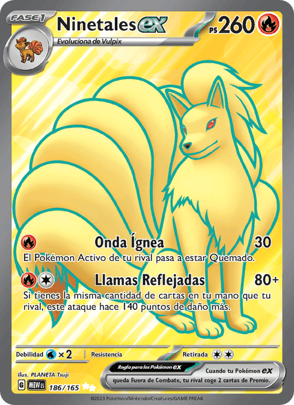 151 の 186 番、Ninetales ex
