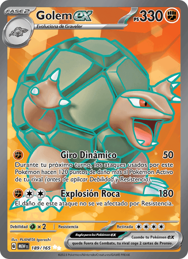 Golem ex, carta 189 de 151